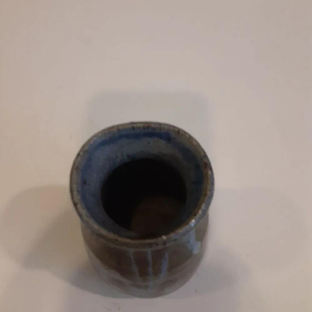 Miniature Handmade Stoneware Hanging Vase Versatile Decor Masculine
